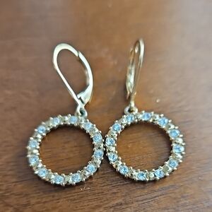 9H GOLD HOOP EARRINGS